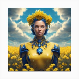 Flower In The Sky Canvas Print