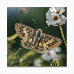 Syrphid Moth Canvas Print