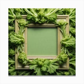 Vegetable Frame 1 Canvas Print