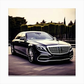 Maybach Car Automobile Vehicle Automotive Luxury German Brand Logo Iconic Prestige Perfor Canvas Print