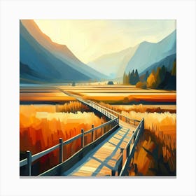 Landscape Painting 118 Canvas Print