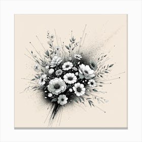 Bouquet Of Flowers Canvas Print