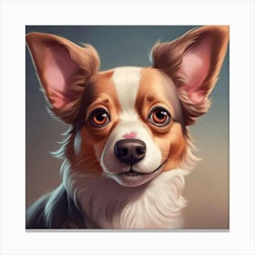 Corgi Portrait Canvas Print