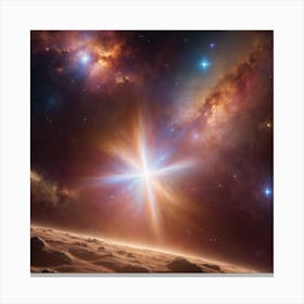 Star in the Galaxy Canvas Print