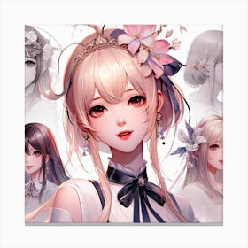 Anime Girl (78) Canvas Print