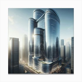 Futuristic Skyscraper 3 Canvas Print