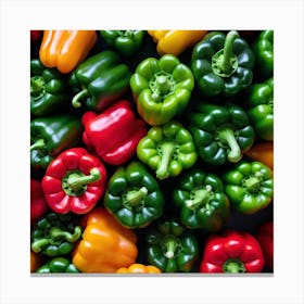 Colorful Peppers 59 Canvas Print
