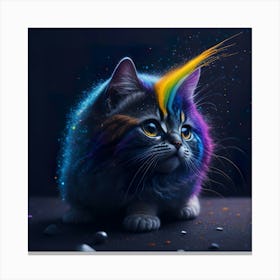 Cat Galaxy (118) Canvas Print