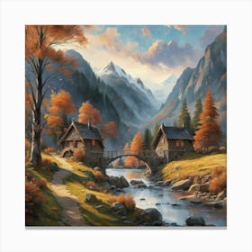 Autumn In The Mountains 1 Canvas Print