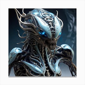 Alien Creature Canvas Print