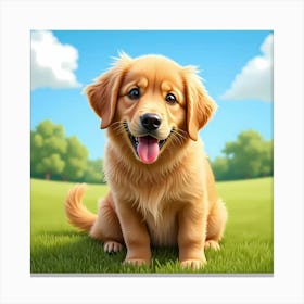 Golden Retriever 11 Canvas Print