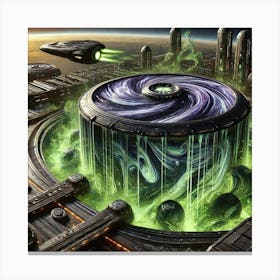 Corrosive Shields Venusian Cities Canvas Print