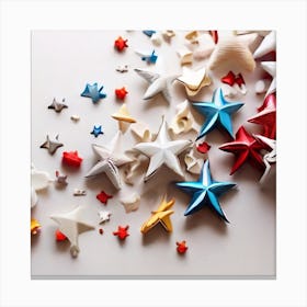 Patriotic Stars Canvas Print