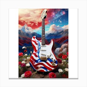 Red, White, and Blues 23 Canvas Print