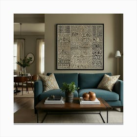 Living Room Wall Art Canvas Print