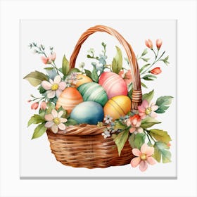 Easter Basket Canvas Print