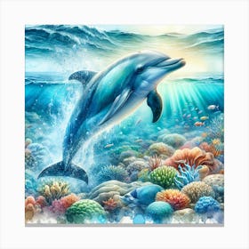 Dolphin Canvas Print