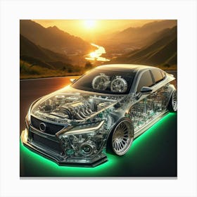 Lexus Gs Car Canvas Print