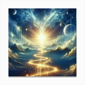 Heavenly Path 3 Canvas Print