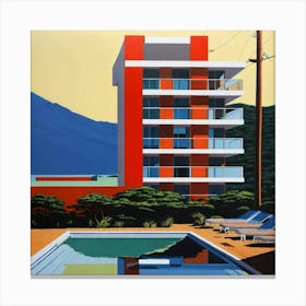 'The Pool' Canvas Print