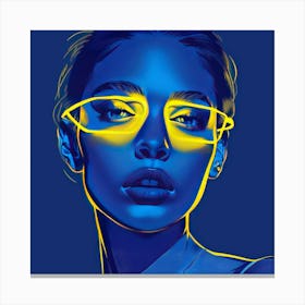 Neon Art 1 Canvas Print