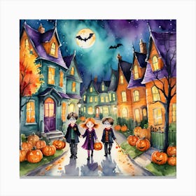 Halloween Night Canvas Print