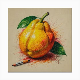 Pear! 6 Canvas Print