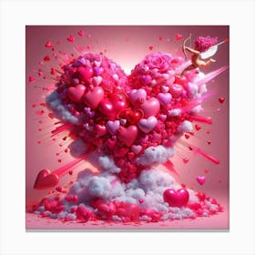 Valentine'S Day 3 Canvas Print