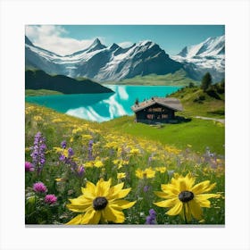 Switzerland Alps Canvas Print