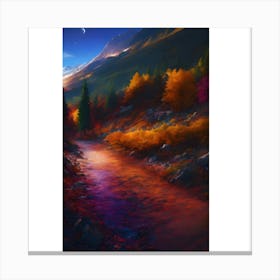 Autumn Road Canvas Print