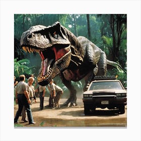 Jurassic Park 5 Canvas Print