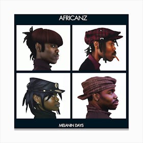 Africanz - Melanin Days Canvas Print