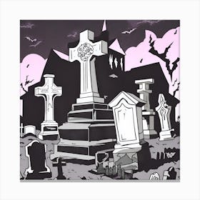 Graveyard 3 Canvas Print