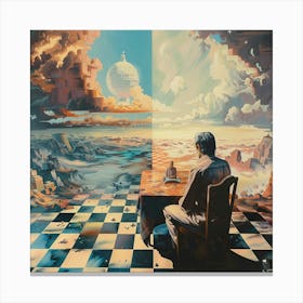 'The World Of Chess' Canvas Print