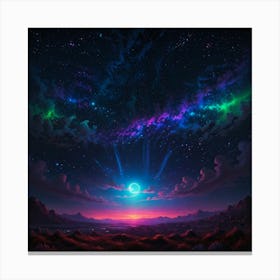 Night Sky 5 Canvas Print