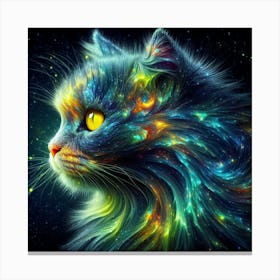 Galaxy Cat 3 Canvas Print