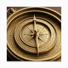 Antique Compass 3 Canvas Print