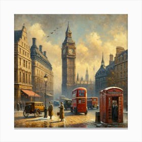 London's Eternal Watch Art Print Canvas Print