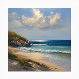 Sand Beach Canvas Print