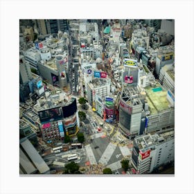 Shibuya Crossing Canvas Print