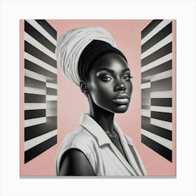 'Black Woman' Canvas Print