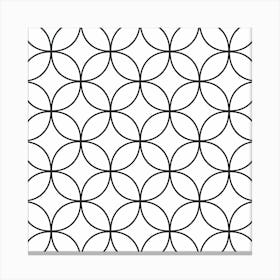 Seamless Pattern With Circles Canvas Print