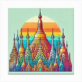 Shwedagon Pagoda 4 Canvas Print