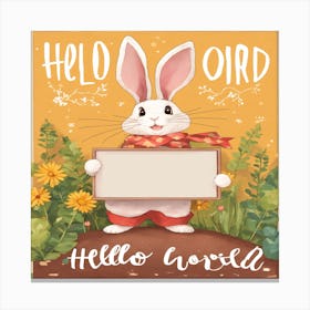 Hello Ord Canvas Print