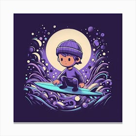 Surfer Boy 4 Canvas Print