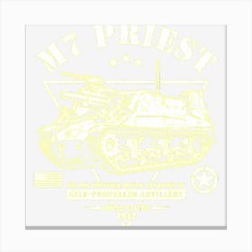 M7 Priest Howitzer Motor Carriage Canvas Print