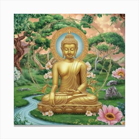 Serene Enlightenment Canvas Print