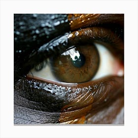 African Eye Canvas Print