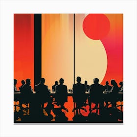 Business Meeting 11 Canvas Print