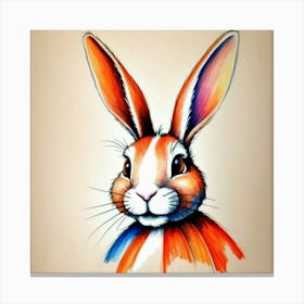 Rabbit Painting Canvas Print